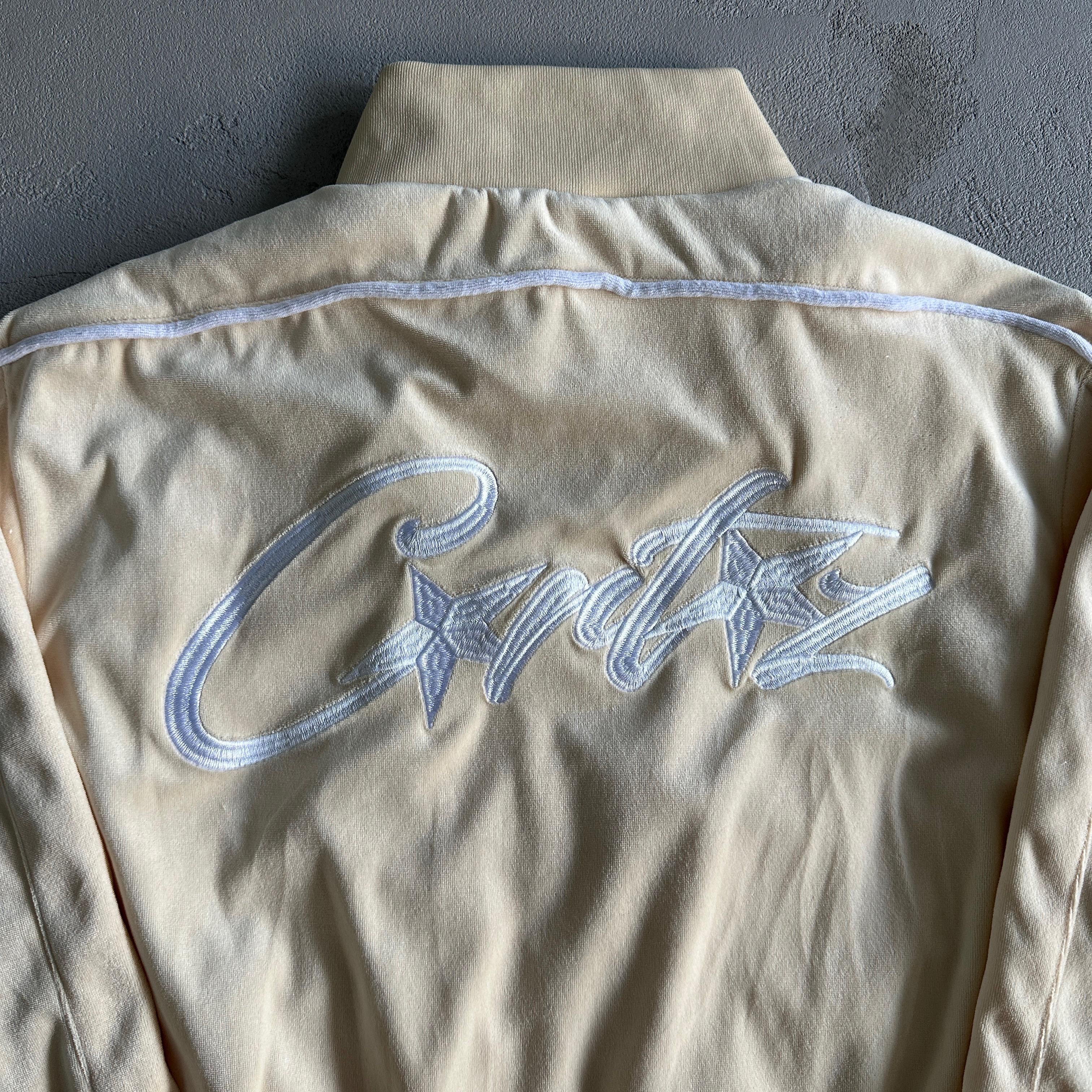 Corteiz Velvet Jacket Cream