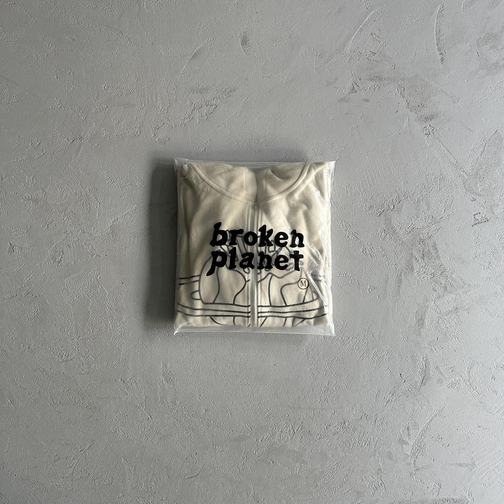 Broken P Planet Zip Up Hoodie