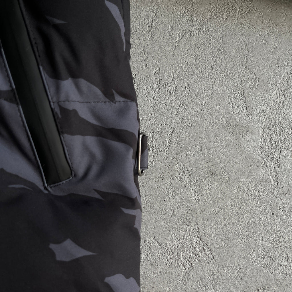 Trapstar Puffer Jacket Hyperdrive Technical Black Tiger Camo