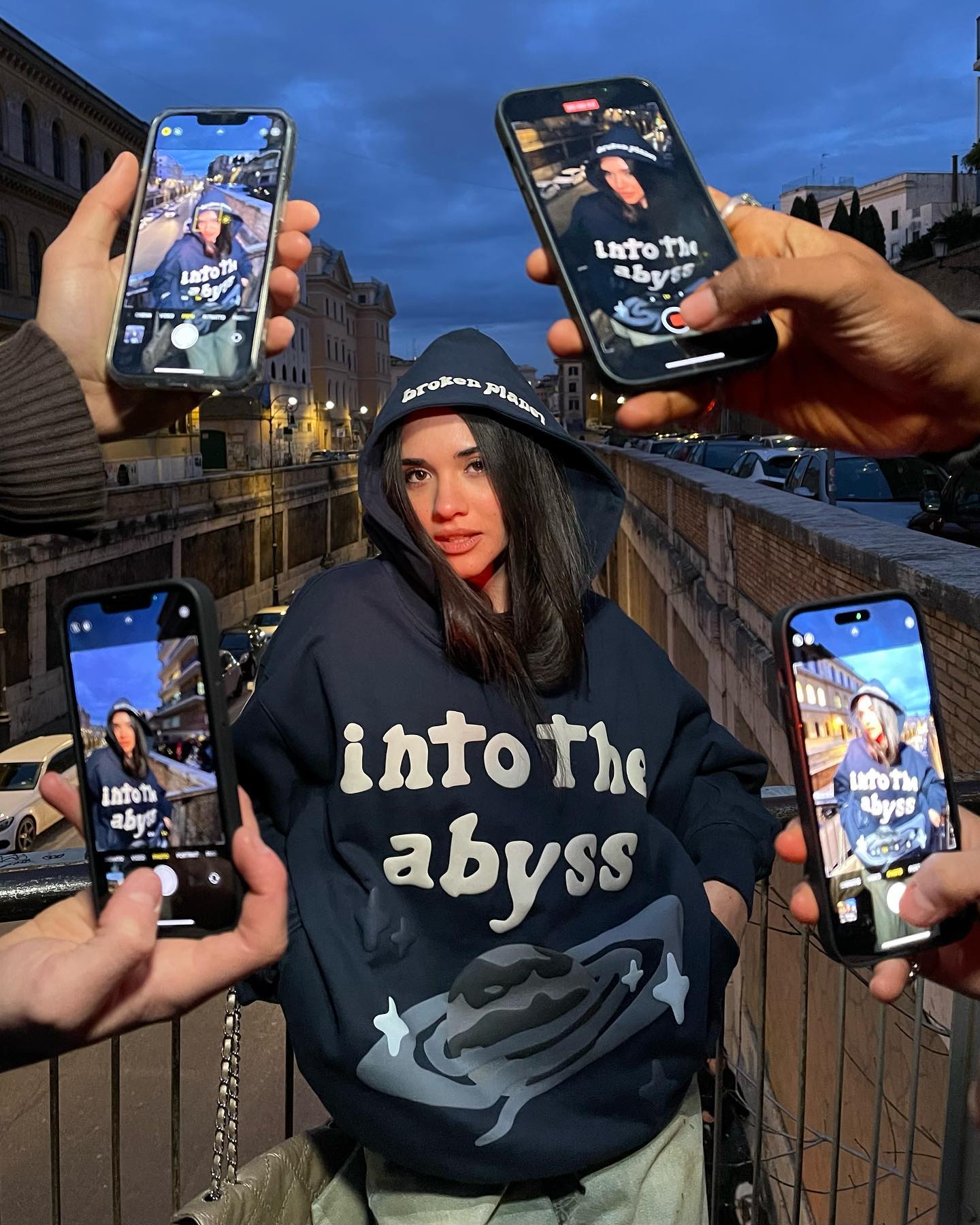 Broken P Into The Abyss Hoodie