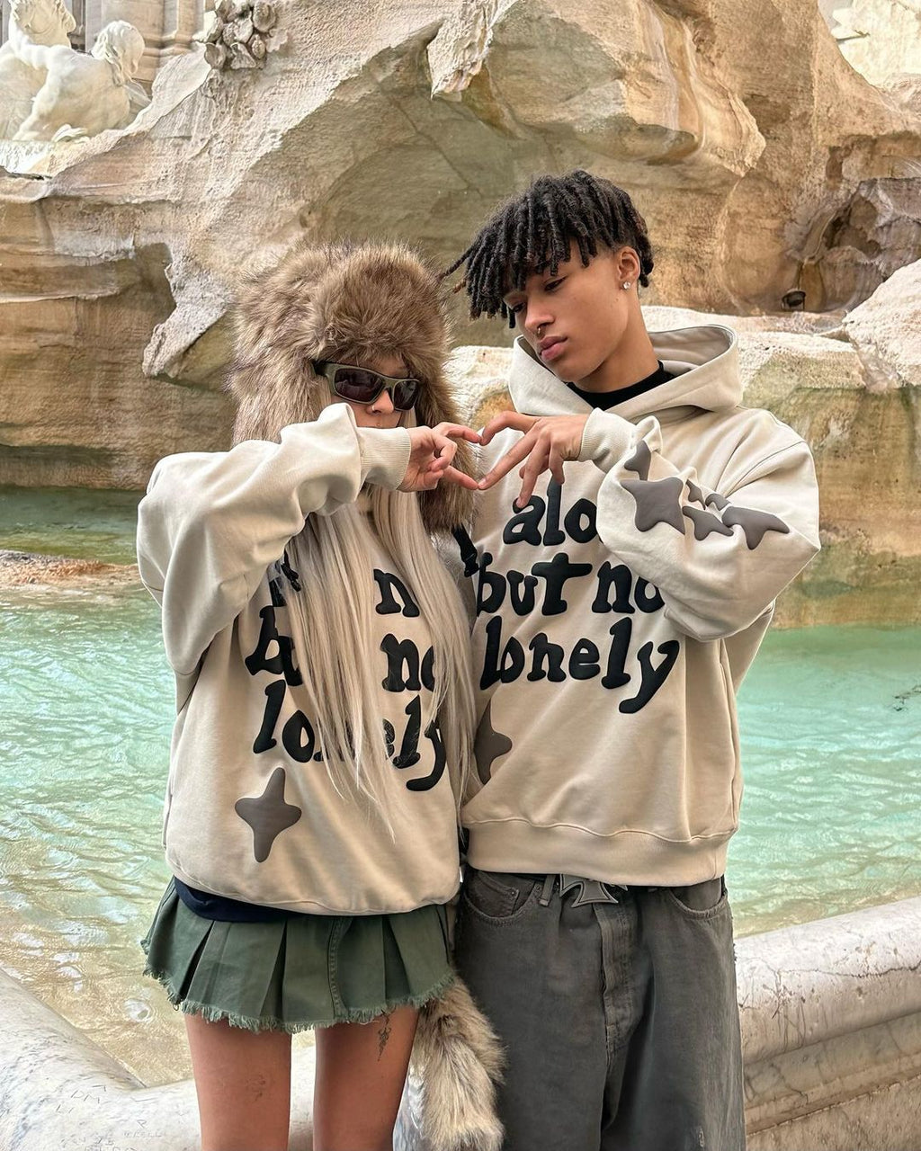 Broken P Alone But Not Lonely Hoodie