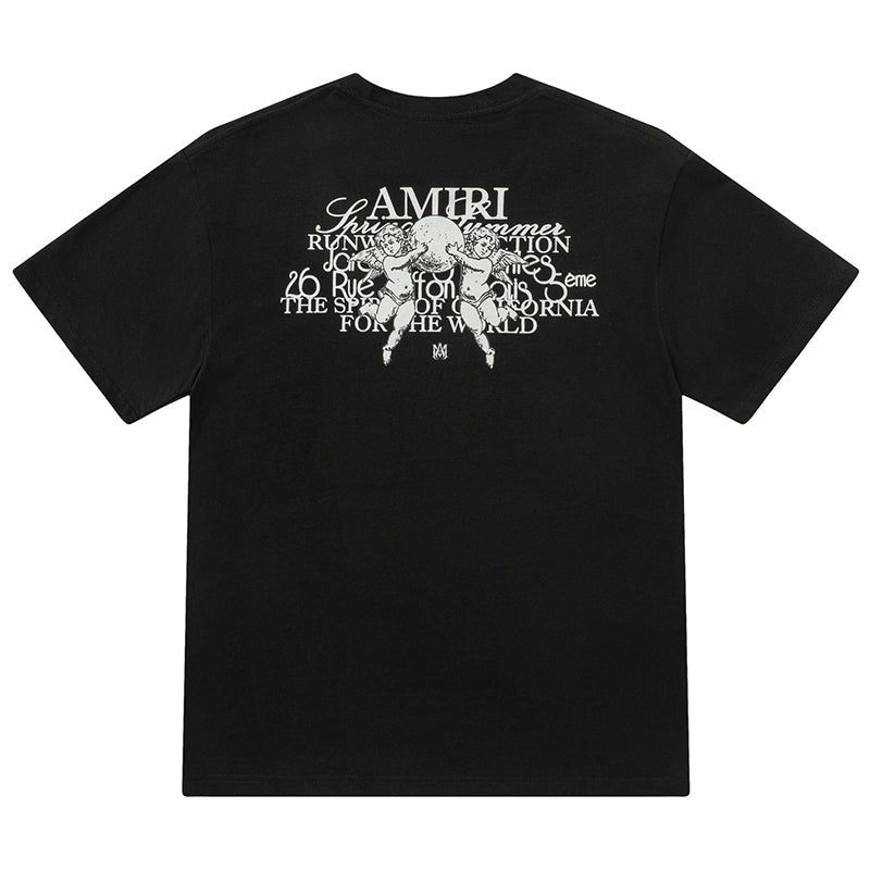 AMRI Crew Neck Unisex Street Style Plain Cotton T-Shirt