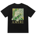 AMRI Men's Black Leopard T-shirt