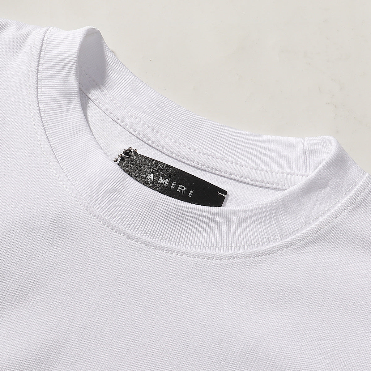 AMRI Logo crystal-embellished cotton T-shirt