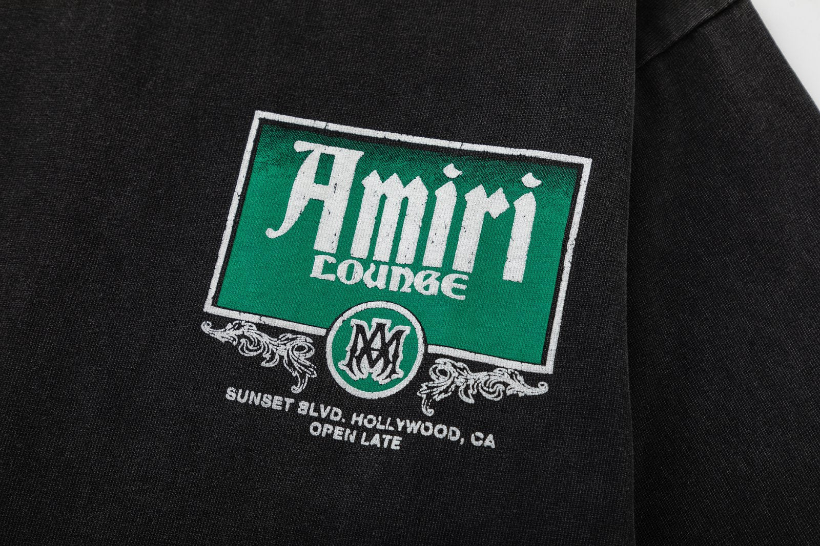 AMRI Lounge Crystal Embellished Cotton Graphic T-Shirt
