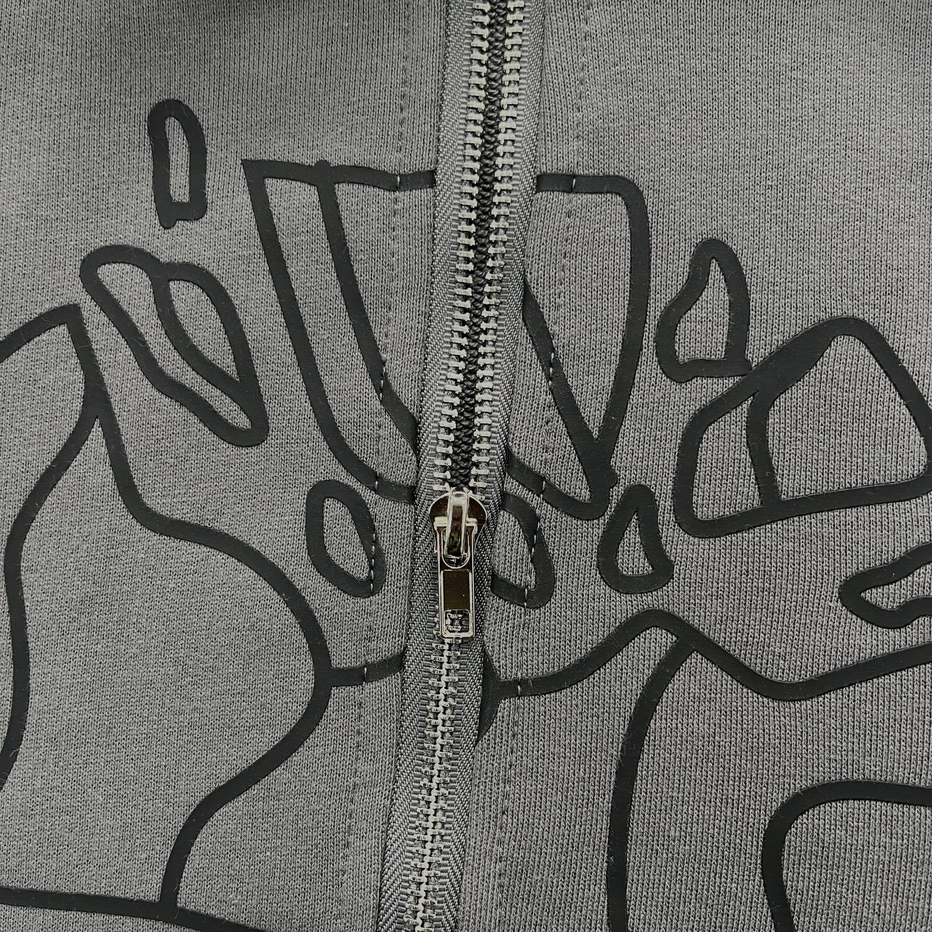 Broken P Planet Zip Up Hoodie