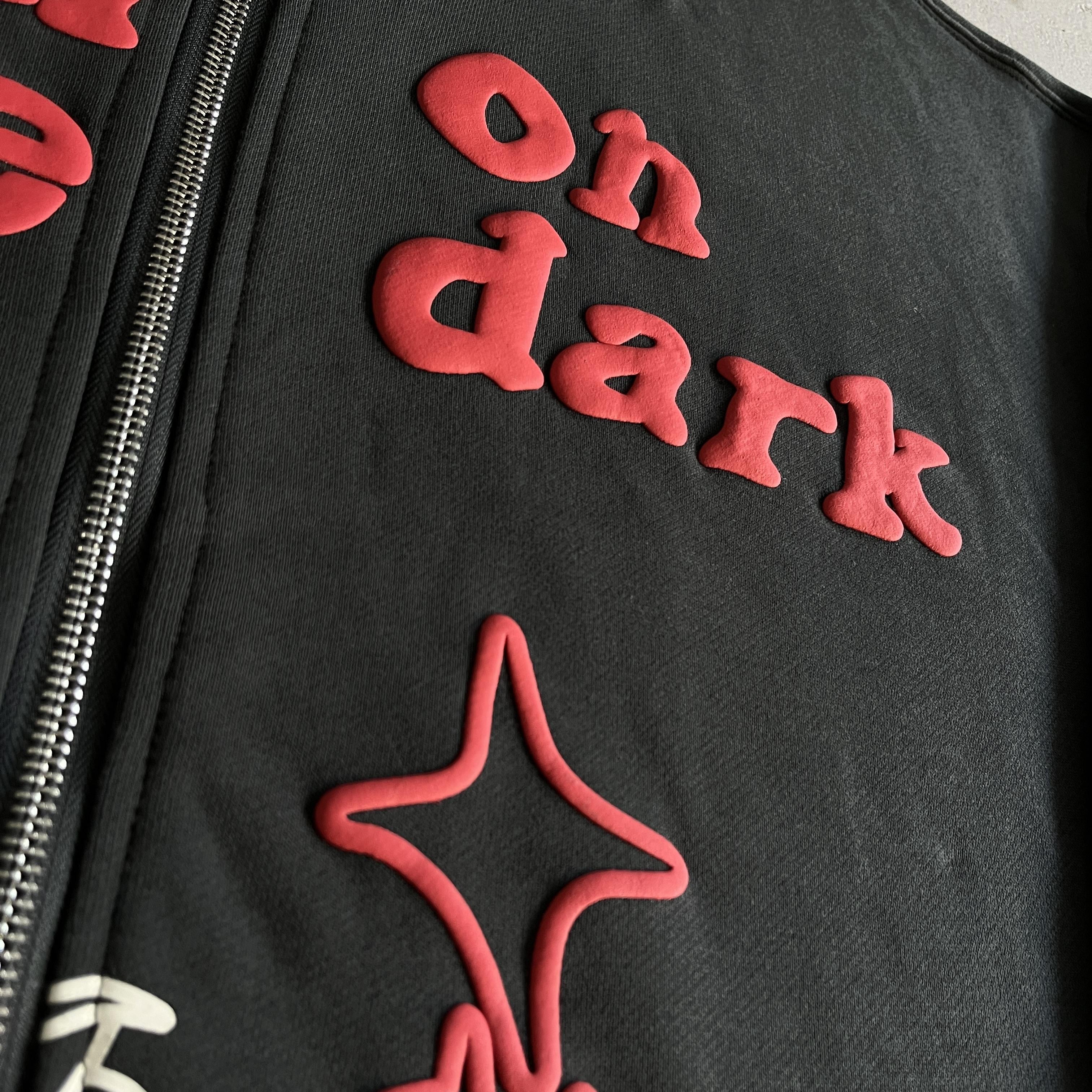 Broken P Skeleton Zip Up Hoodie