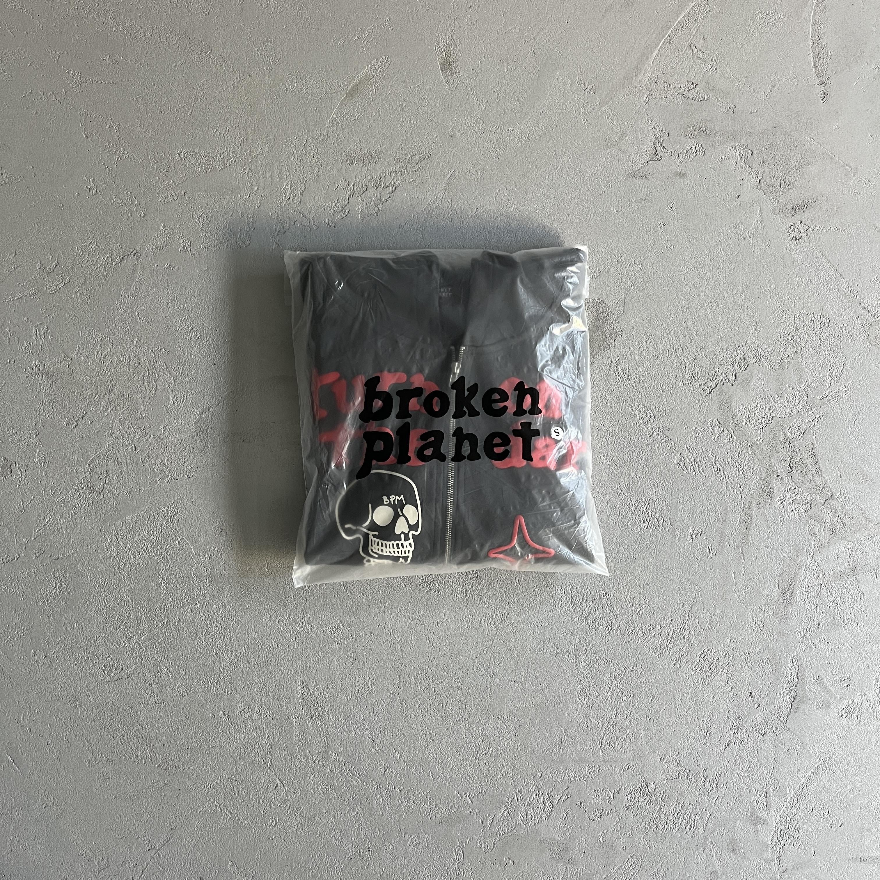 Broken P Skeleton Zip Up Hoodie