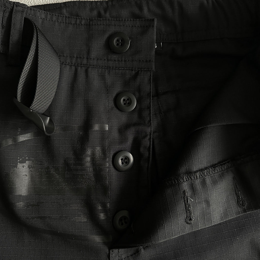 Corteiz Black Cargo Shorts