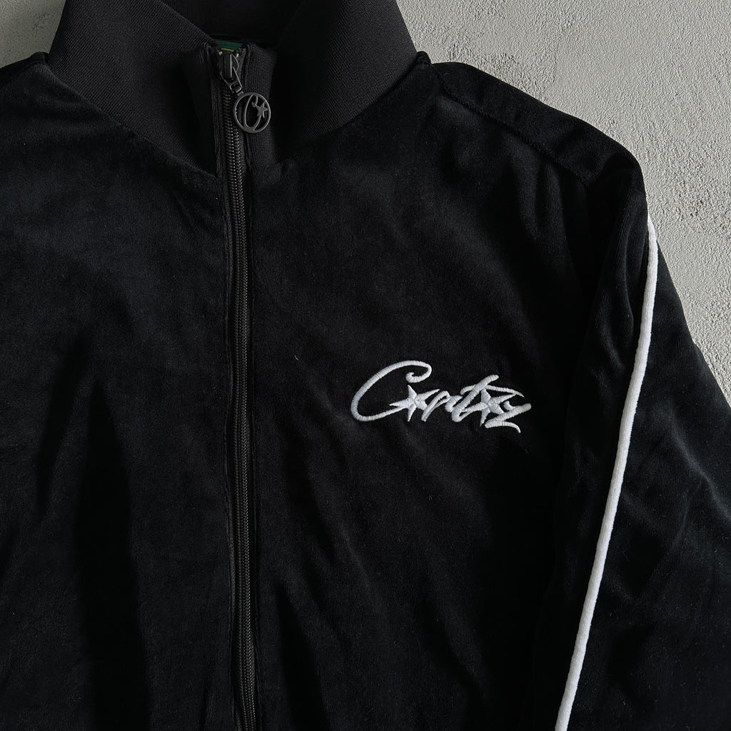 Corteiz Velvet Jacket Black