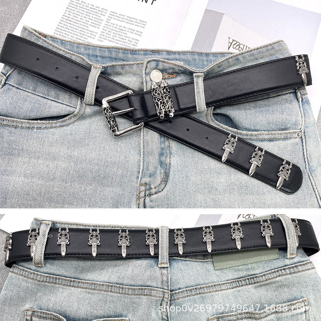 Chh Chrome Heart Belt Punk High Street Man