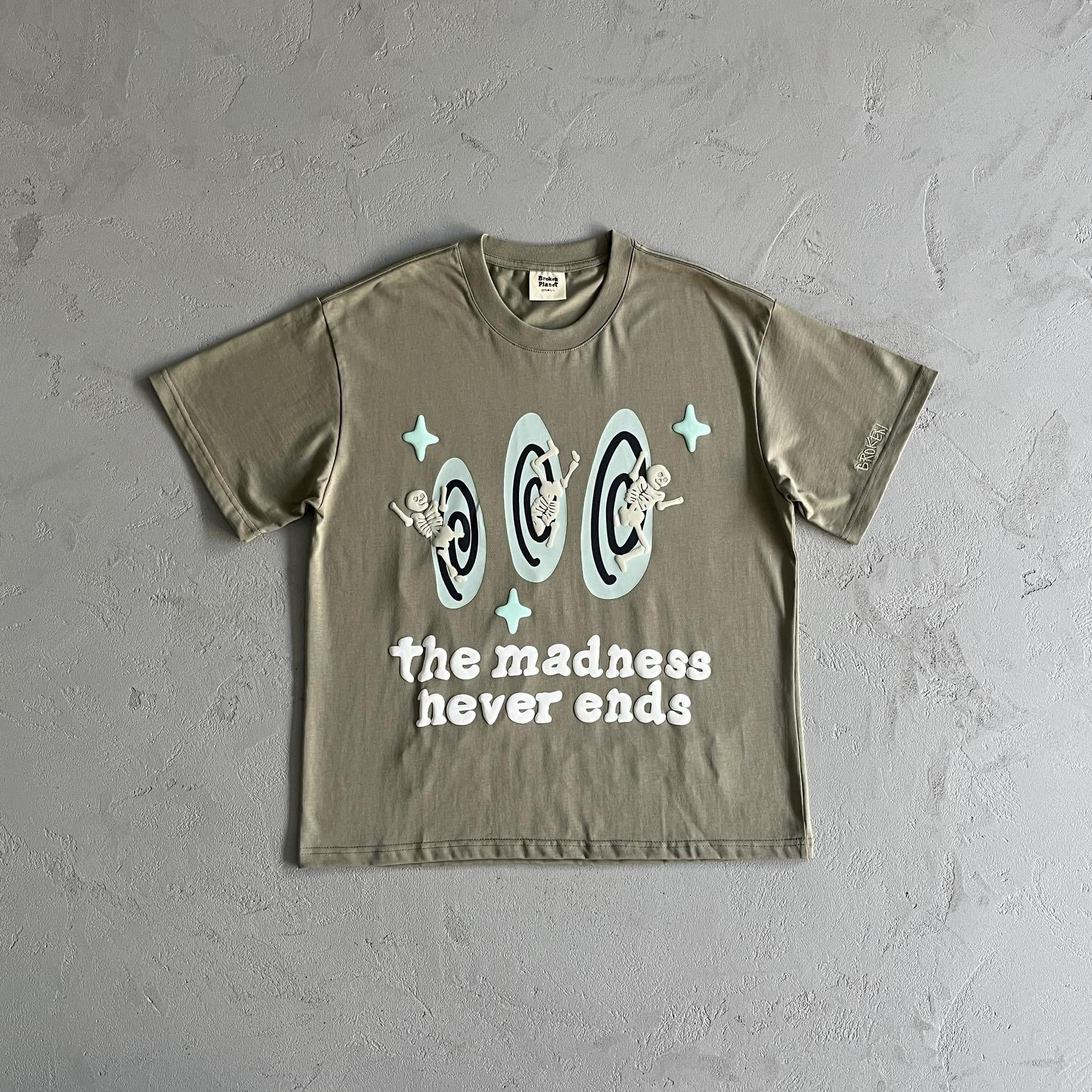 Broken P Three Skull Space TShirt