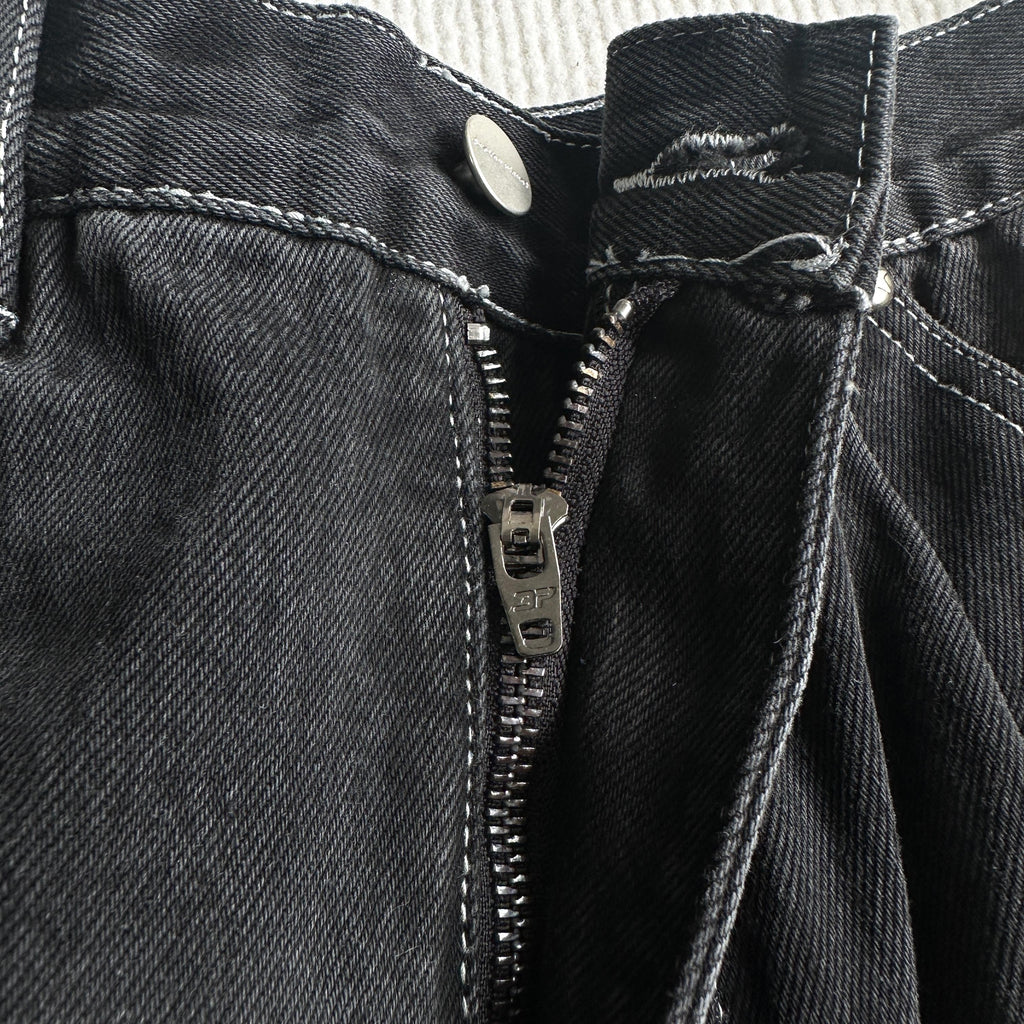 Broken P Denim Jeans Shorts