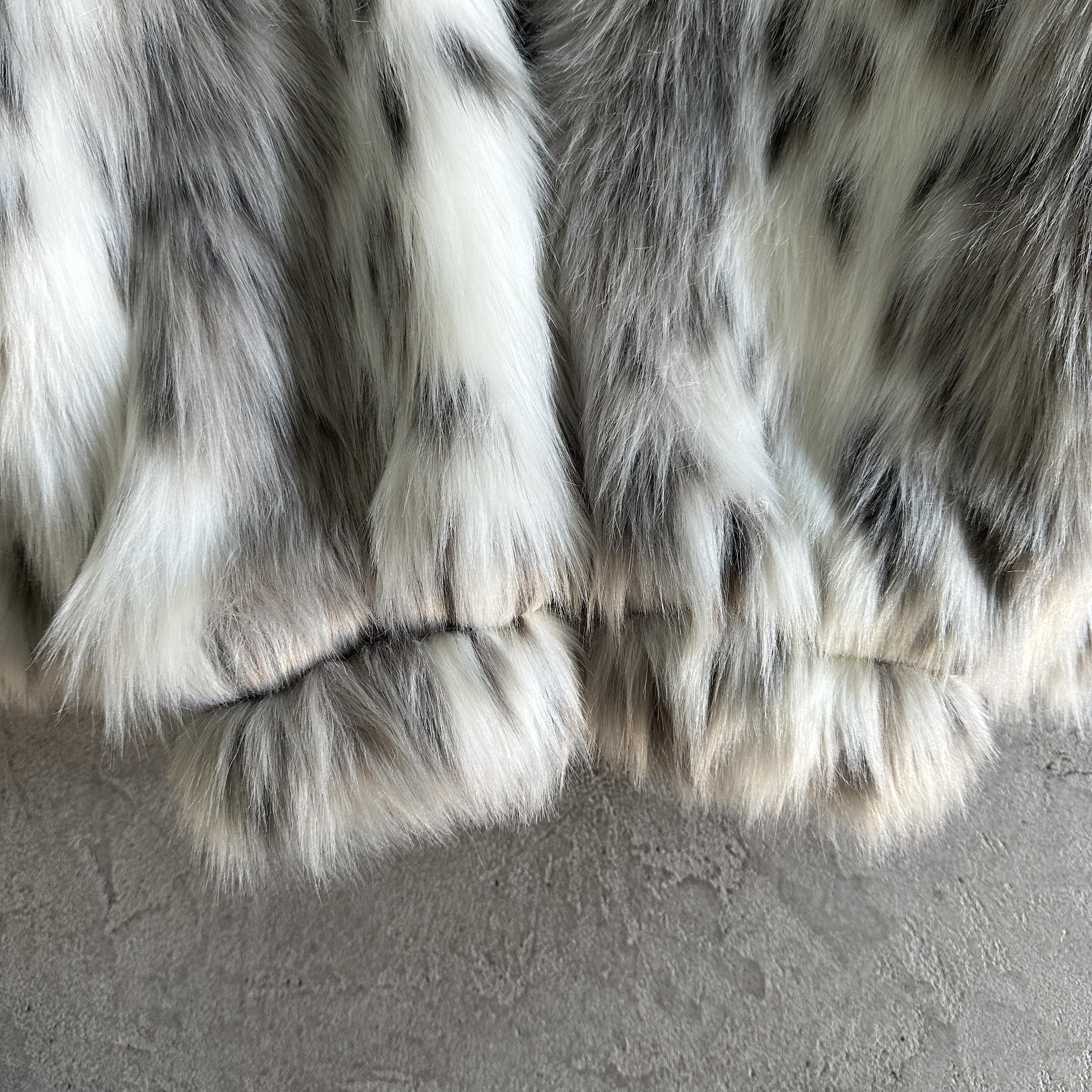 Corteiz Hooded Fur Jacket
